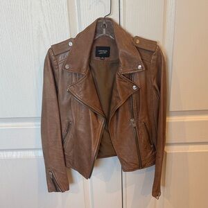 Lamarque Women's Leather Biker Jacket